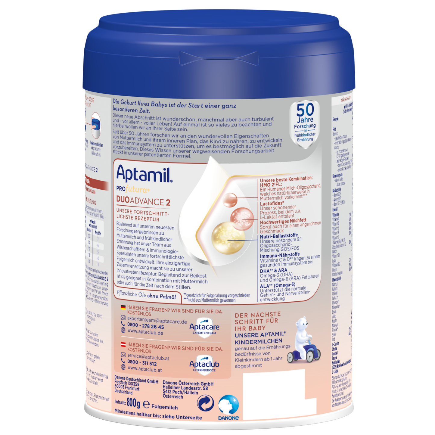 Aptamil Profutura DUOADVANCE 2 (800g)