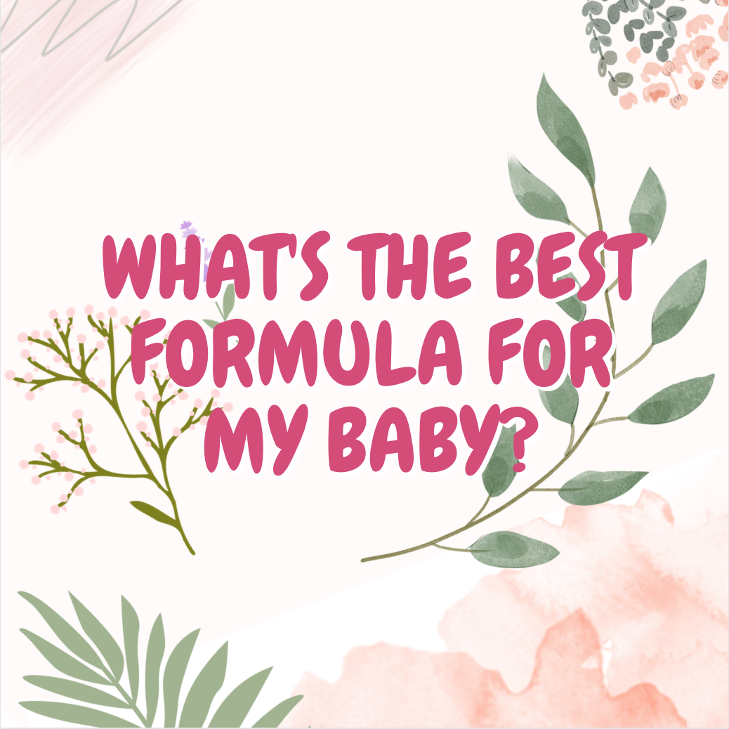 How do I find the best formula for my baby?
