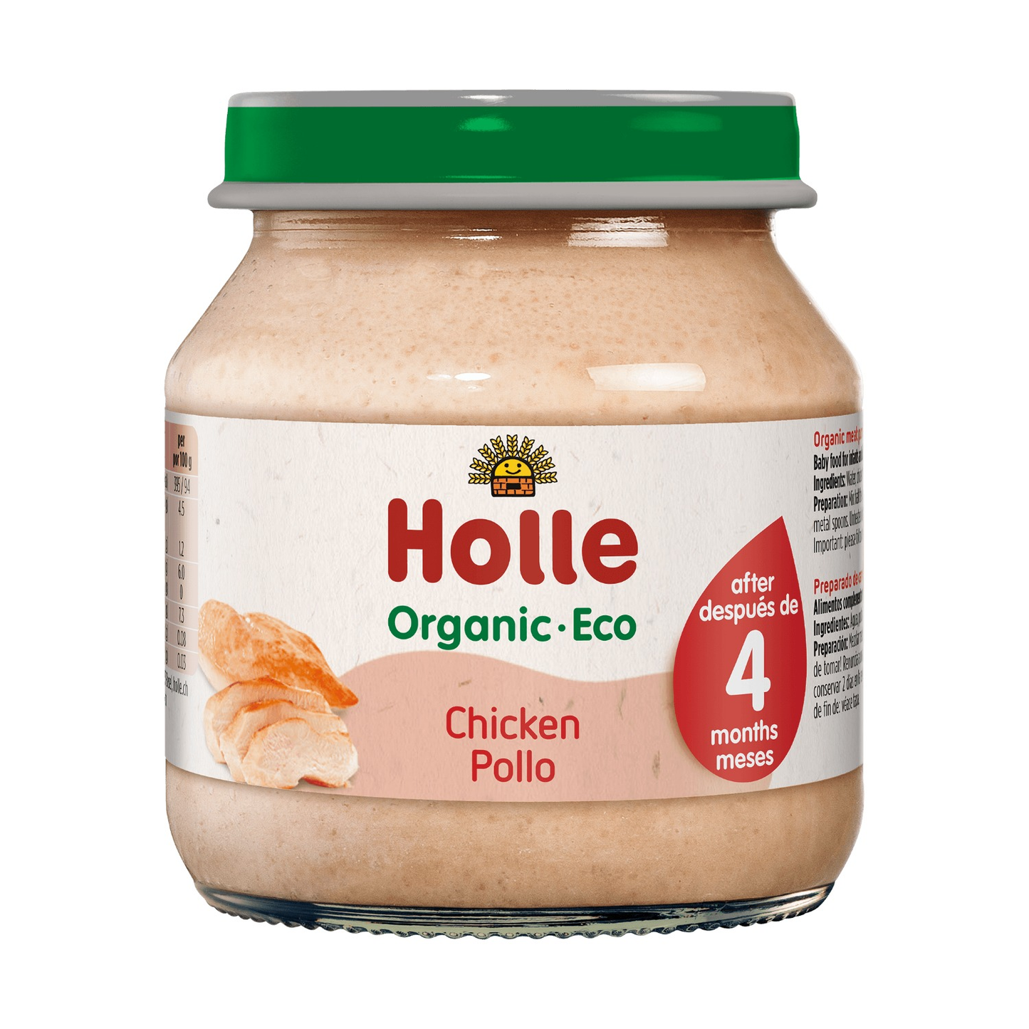 Holle Organic Chicken baby food jar 125g