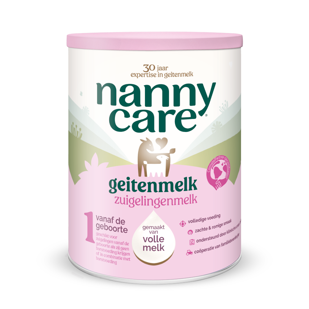 Nannycare Goat Stage 1 First Infant Milk – Dutch label (Zuigelingenmelk), 800g tin