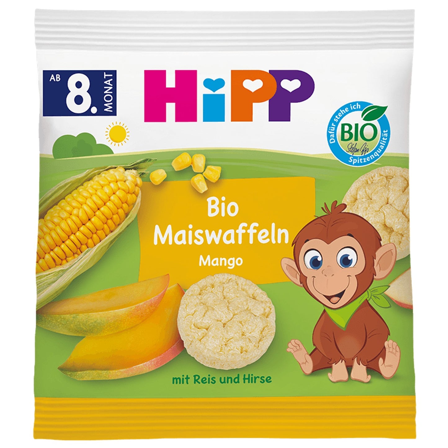 HiPP Organic Corn Waffles Mango