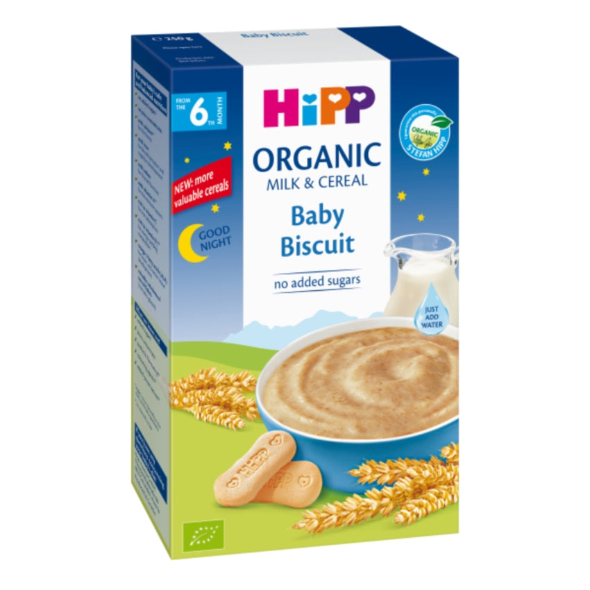 
                  
                    HiPP Organic Milk & Cereal Good Night Baby Biscuit, 250 g (6+ months)
                  
                