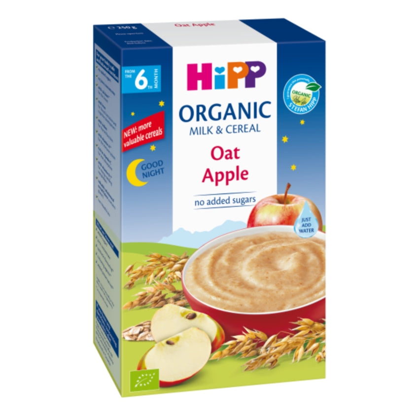 
                  
                    HiPP Organic Milk & Cereal Good Night Oat Apple, 250 g (6+ months)
                  
                