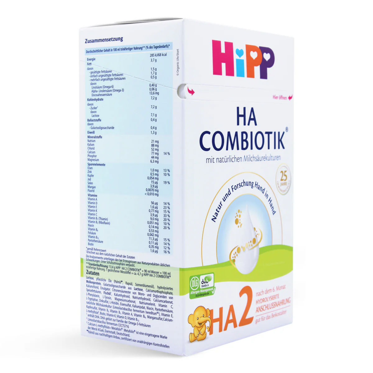 HiPP German HA Stage 2 Hypoallergenic Formula – product photo 2