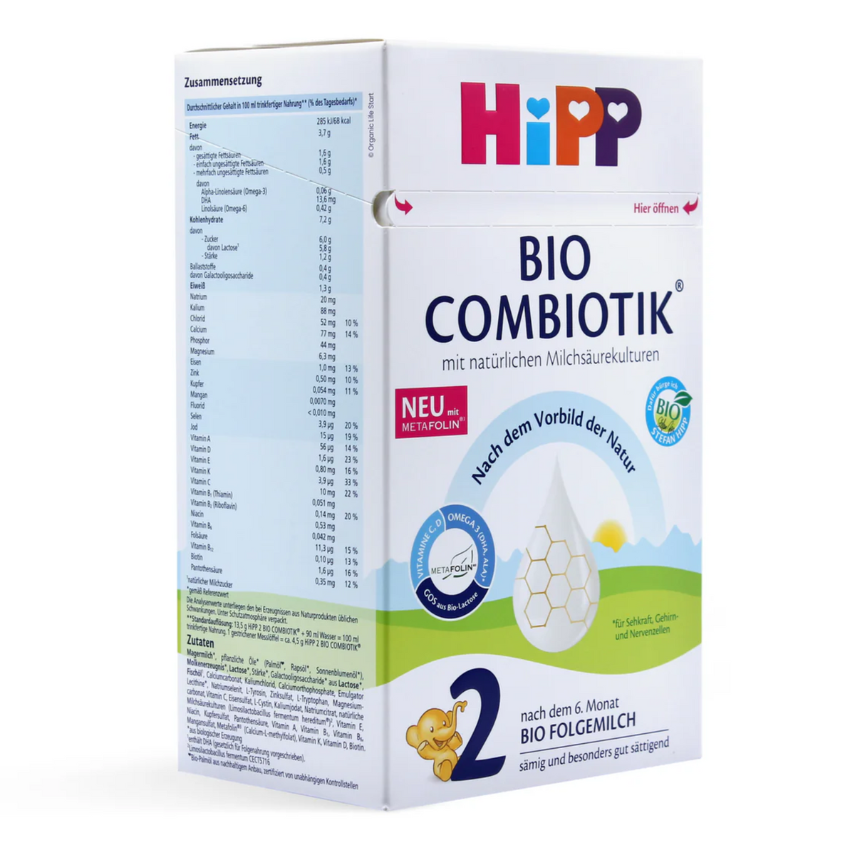 HiPP German Stage 2 Combiotik Formula, 600g – product photo 2