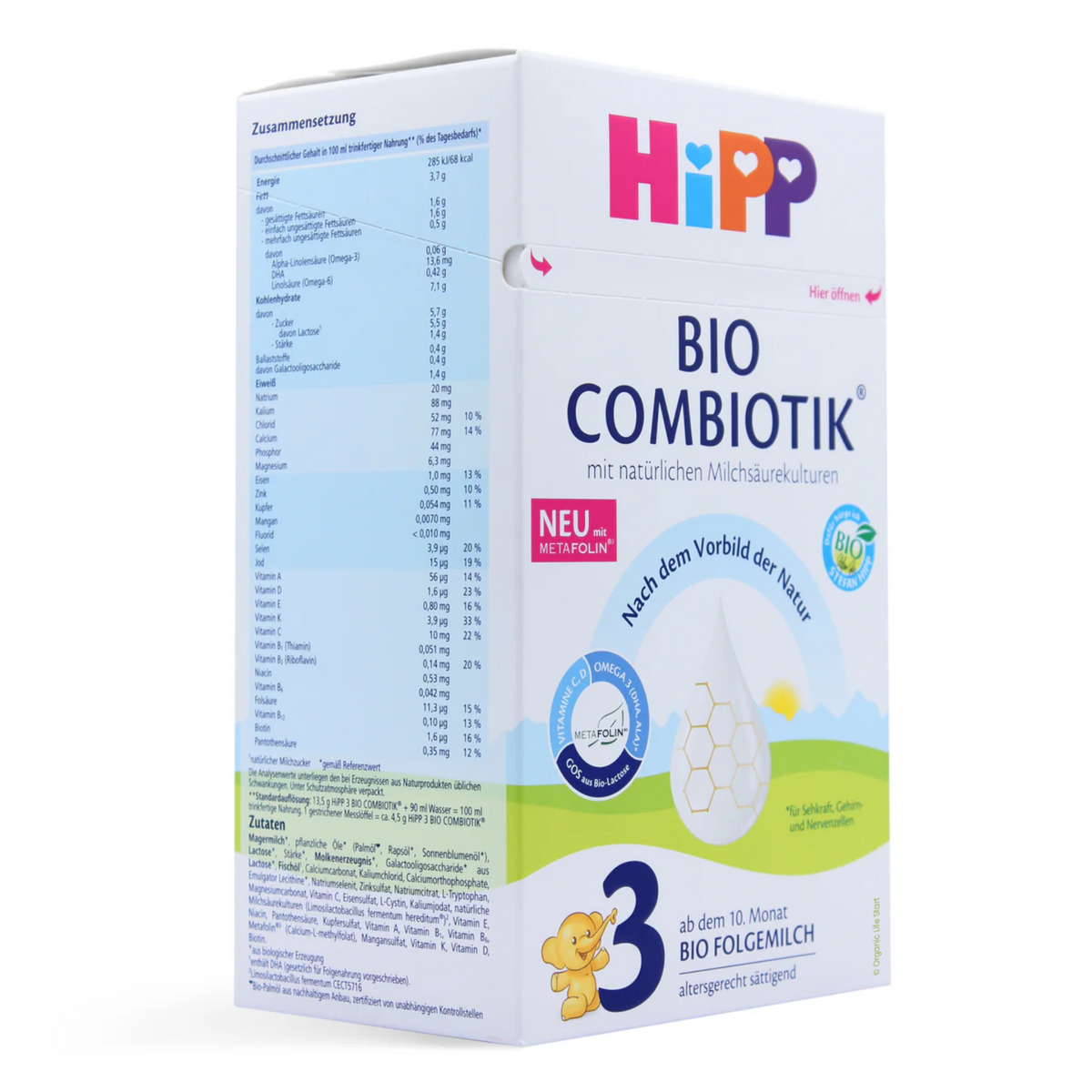 HiPP German Stage 3 Combiotik Formula, 600g – product photo 2