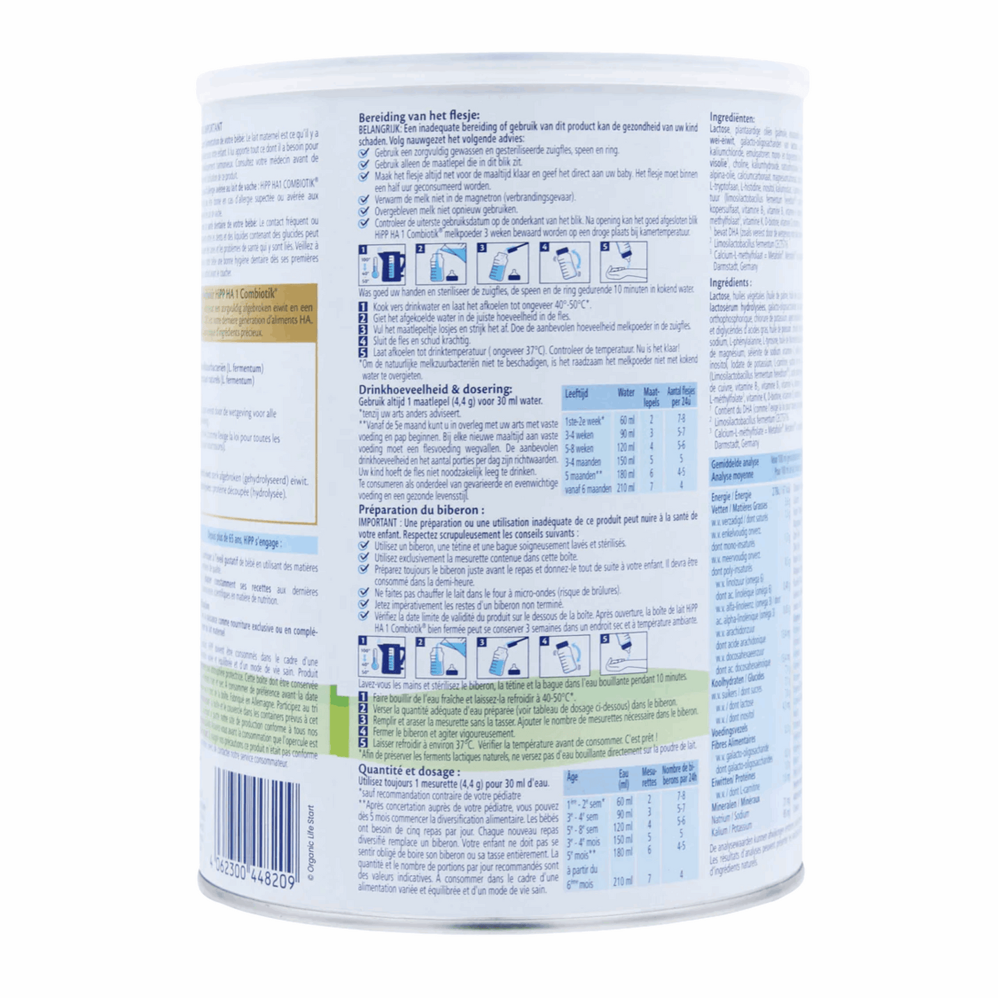 
                  
                    HiPP Dutch (HA 1)-Combiotic – Hypoallergenic Infant Formula
                  
                