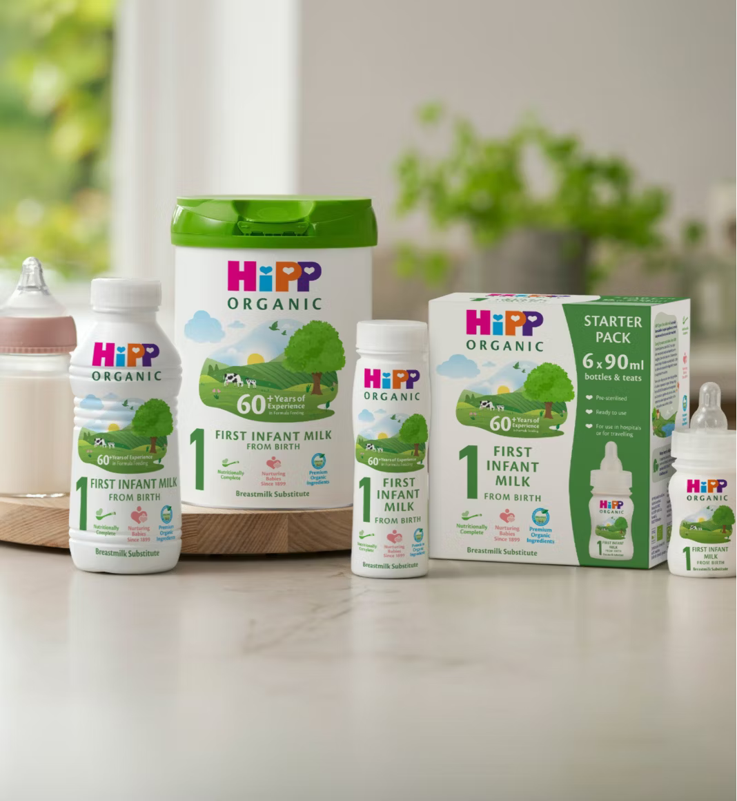 
                  
                    HiPP UK 1 First Infant Milk Ready-to-Feed, 36 × 200ml
                  
                
