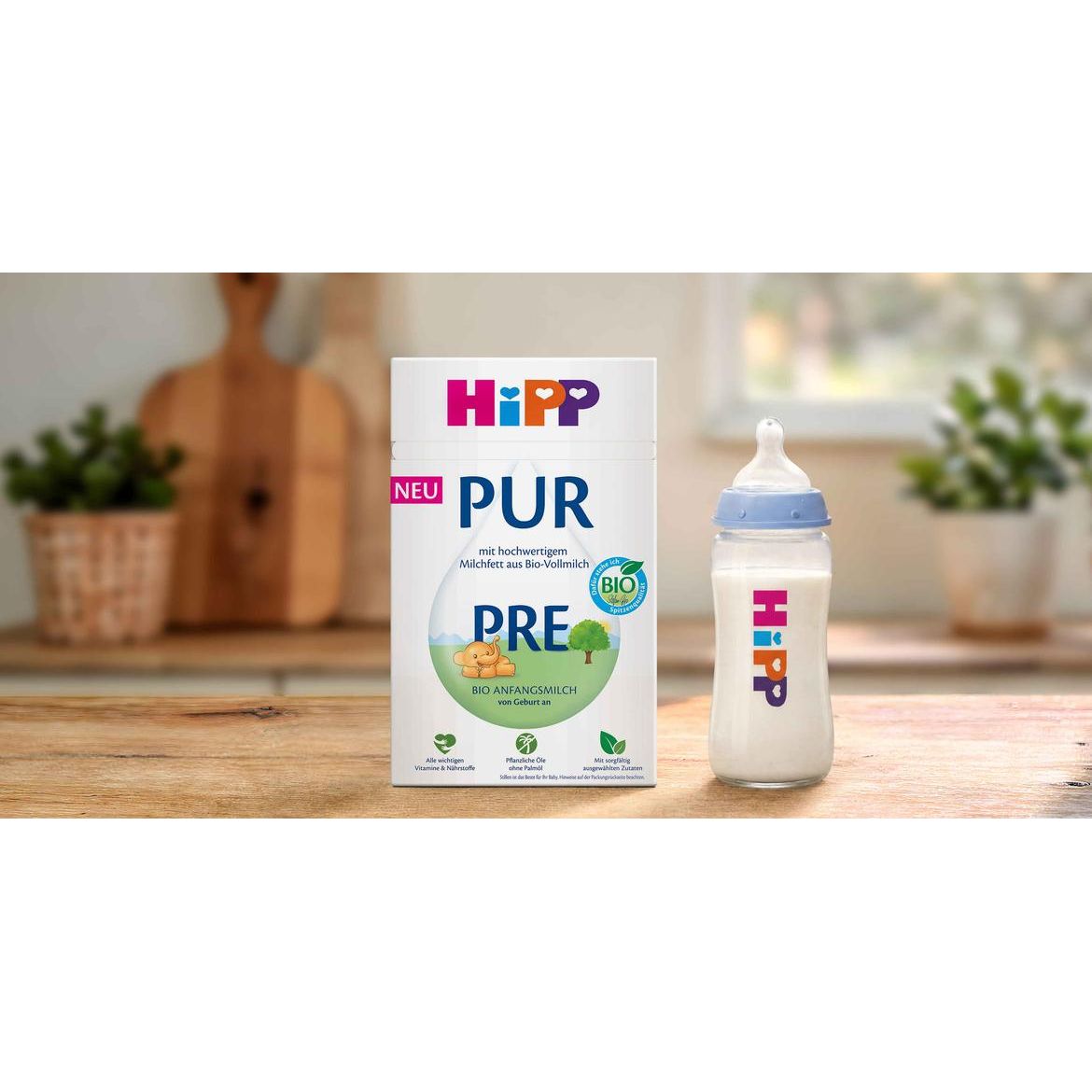HiPP PUR PRE Organic Infant Formula lifestyle photo