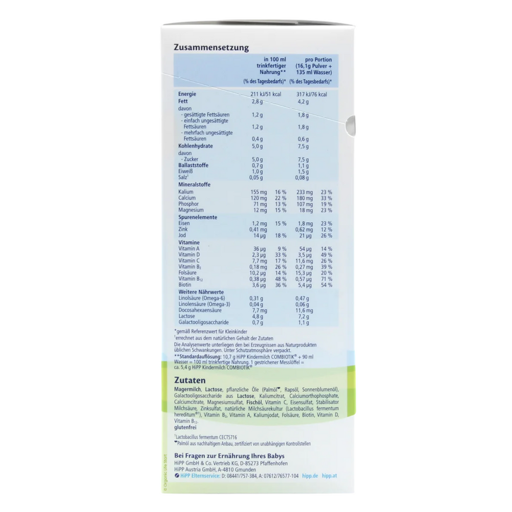 
                  
                    HiPP German (Kindermilk 1+)
                  
                