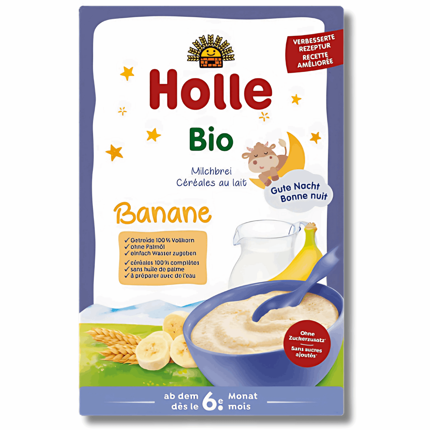 
                  
                    Holle Organic Milk Cereal Banana
                  
                