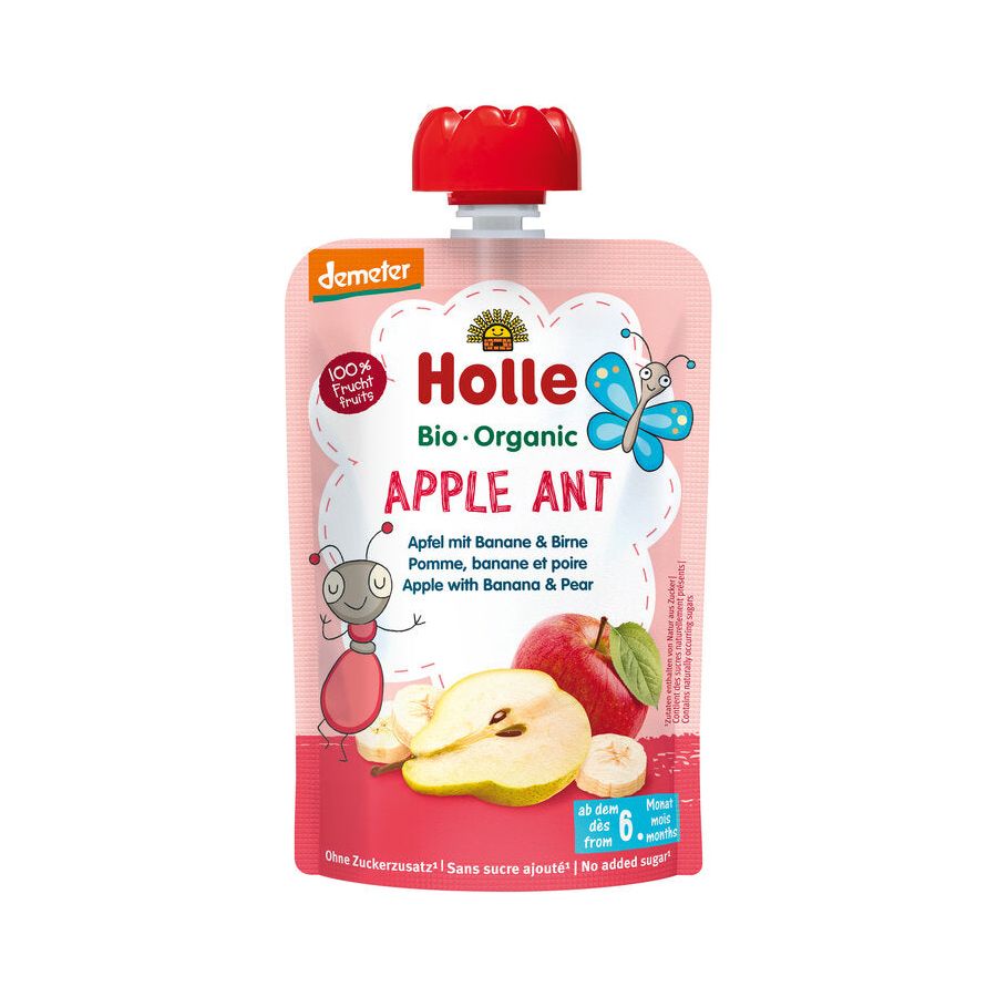 12 x Holle Organic Apple Ant Puree