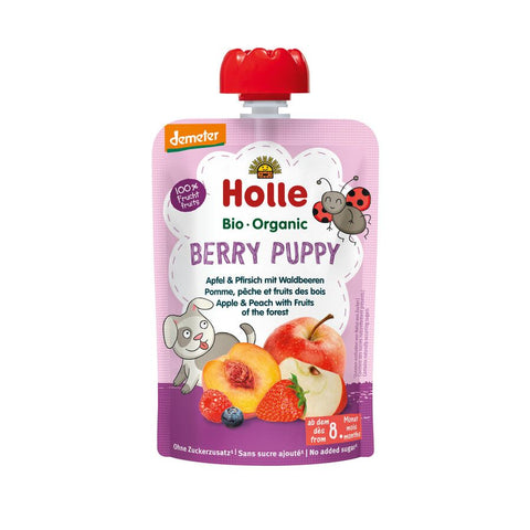 12 x Holle Organic Berry Puppy Puree