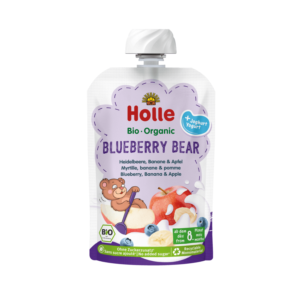 Holle Organic Blueberry Bear fruit pouch