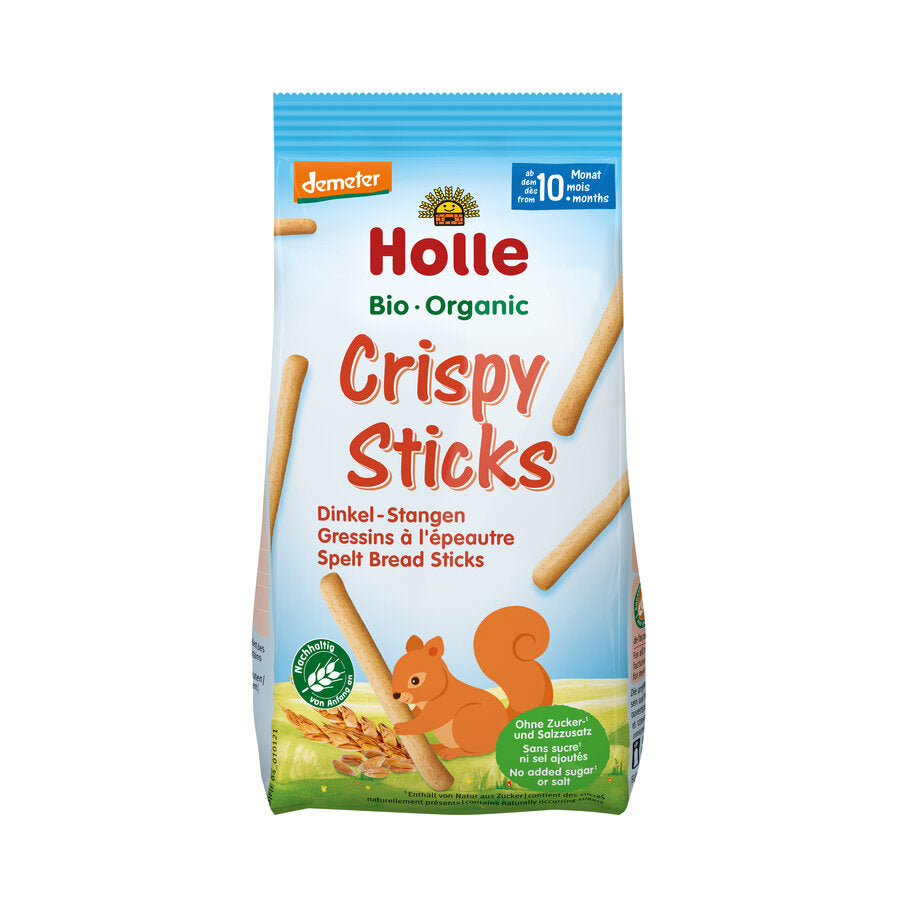 Holle Organic Crispy Spelt Bread Sticks, pack