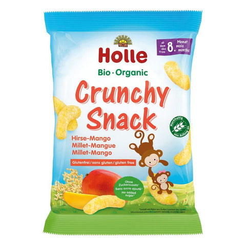 Holle Organic Crunchy Snack Millet Mango