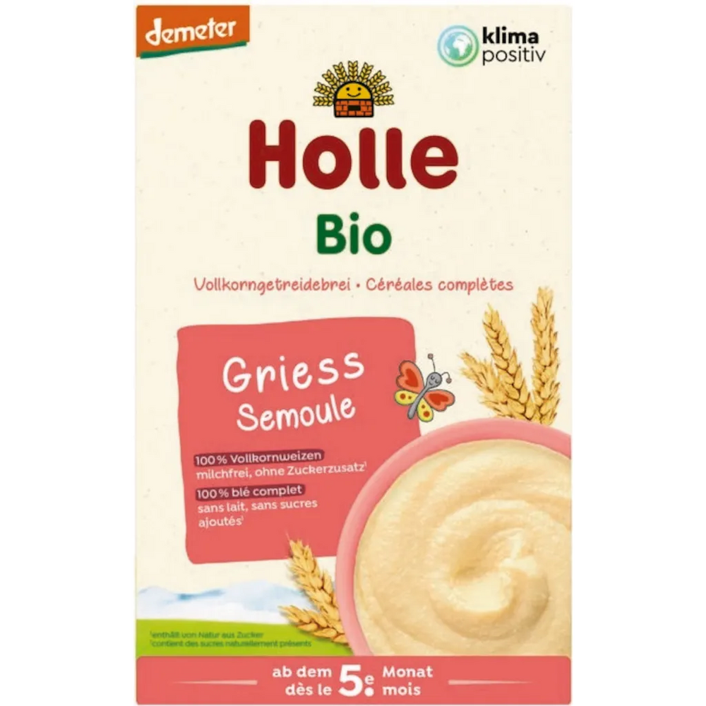 Holle Organic Semolina Porridge