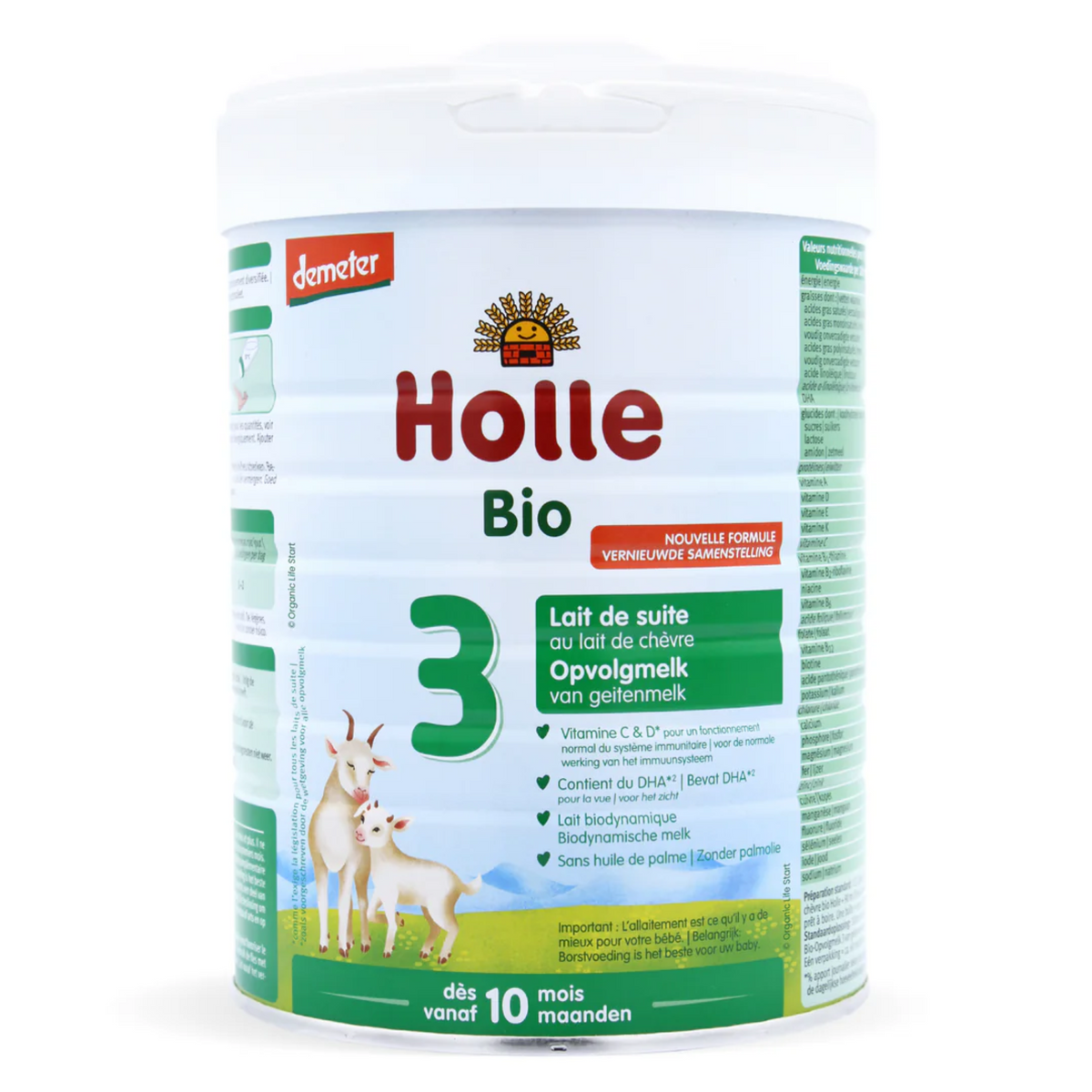 Holle Organic Goat Stage 3 Follow-On Formula, 800g – product photo 2