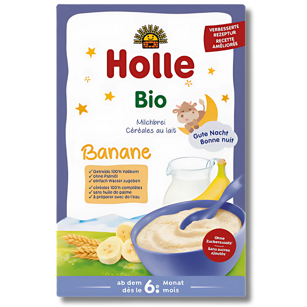 
                  
                    Holle Organic Milk Cereal Banana
                  
                