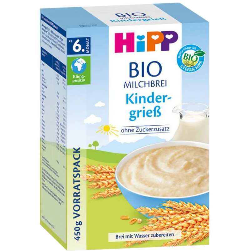 HiPP Organic Milk Porridge Semolina