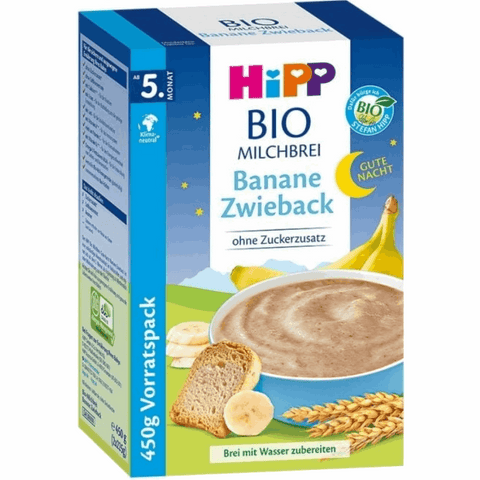 HiPP Organic Milk Porridge Good Night Banana and Rusk