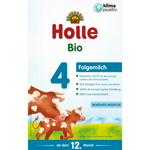 Holle Organic Cow Milk Toddler Formula Stage 4 | 12+ Months | 600g