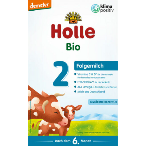 Holle Organic Cow Milk Follow-On Formula Stage 2 | 6+ Months | 600g