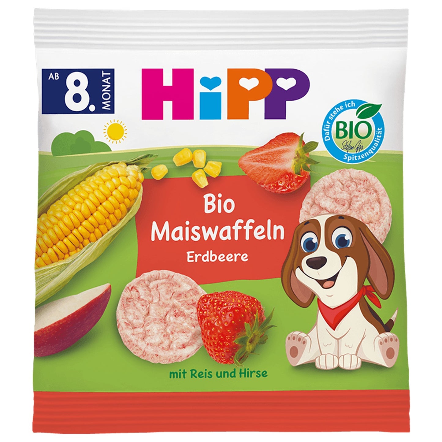 HiPP Organic Corn Waffles Strawberry