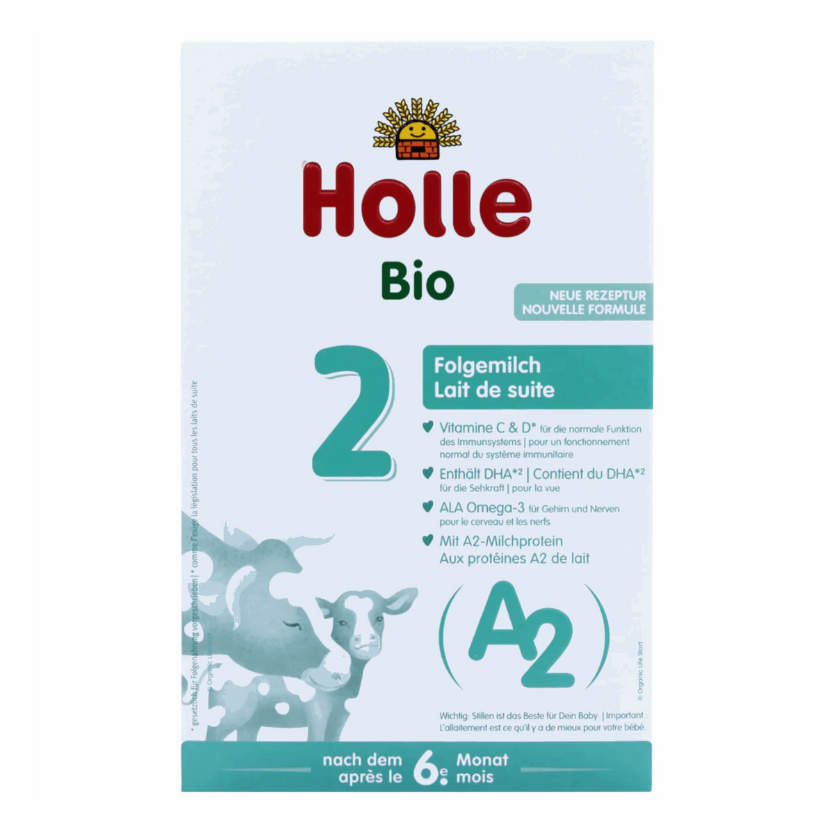 Holle Organic A2 Cow Stage 2 Follow-On Formula, 400g