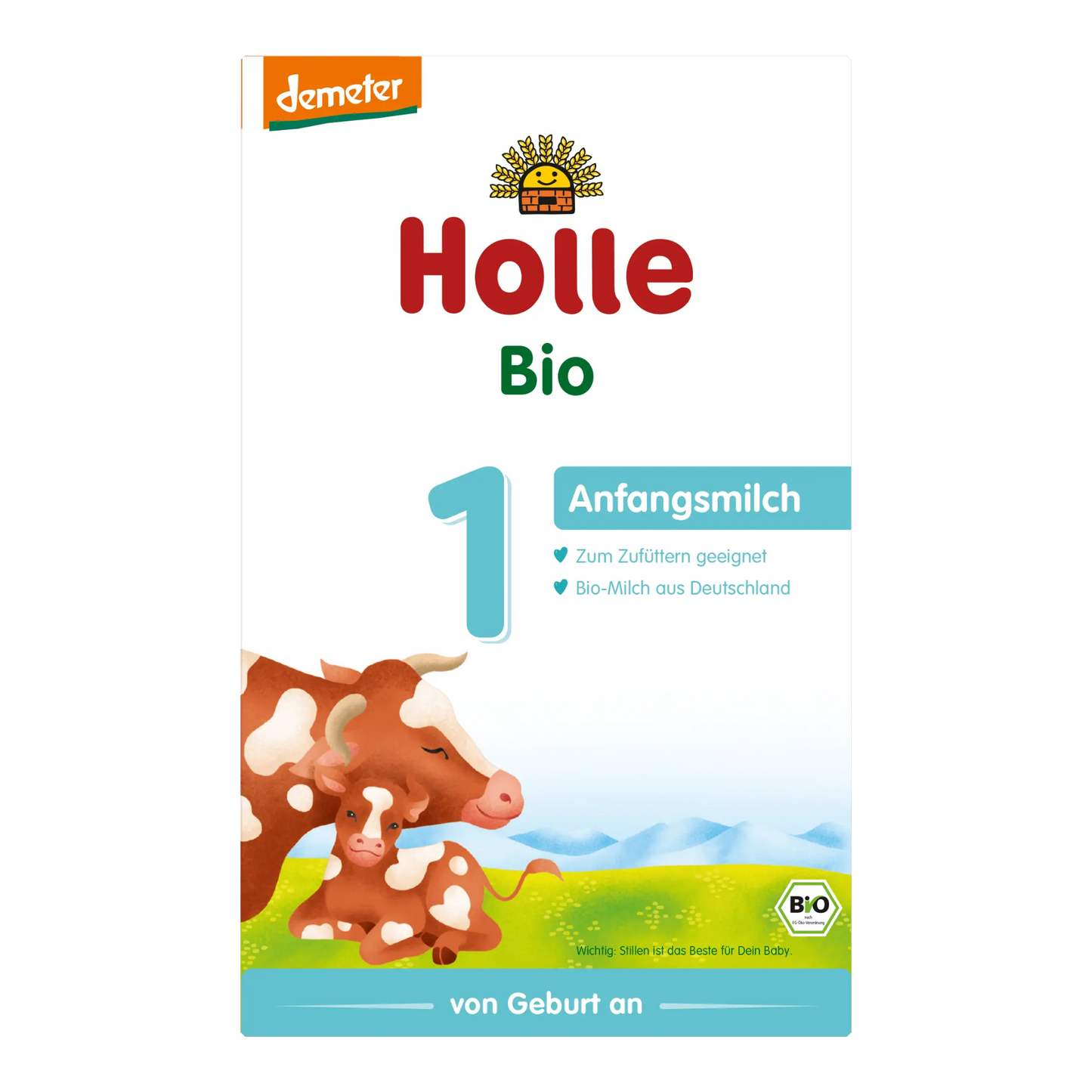 Holle Organic Cow Stage 1 Infant Formula, 400g