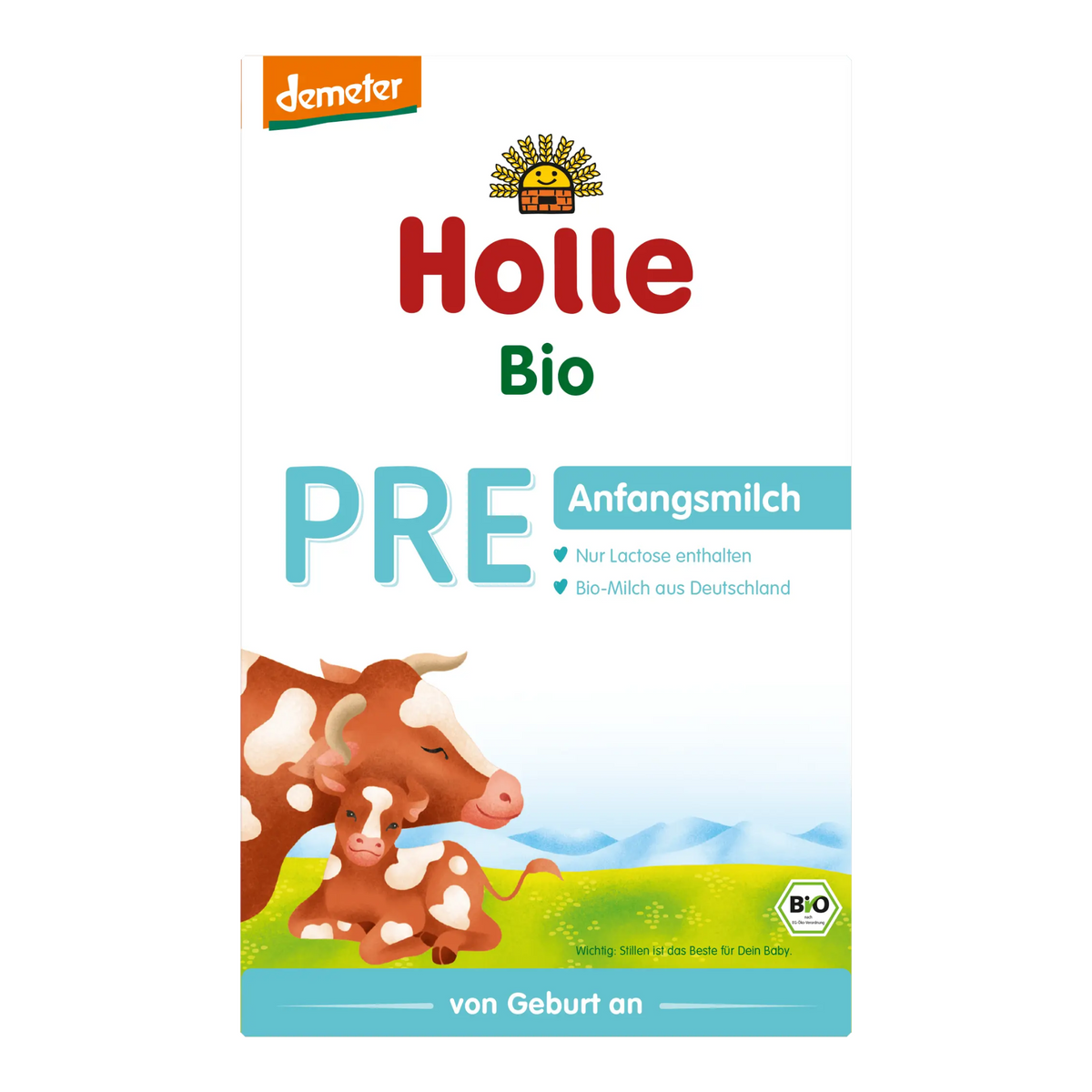 Holle Organic Cow PRE Infant Formula, 400g