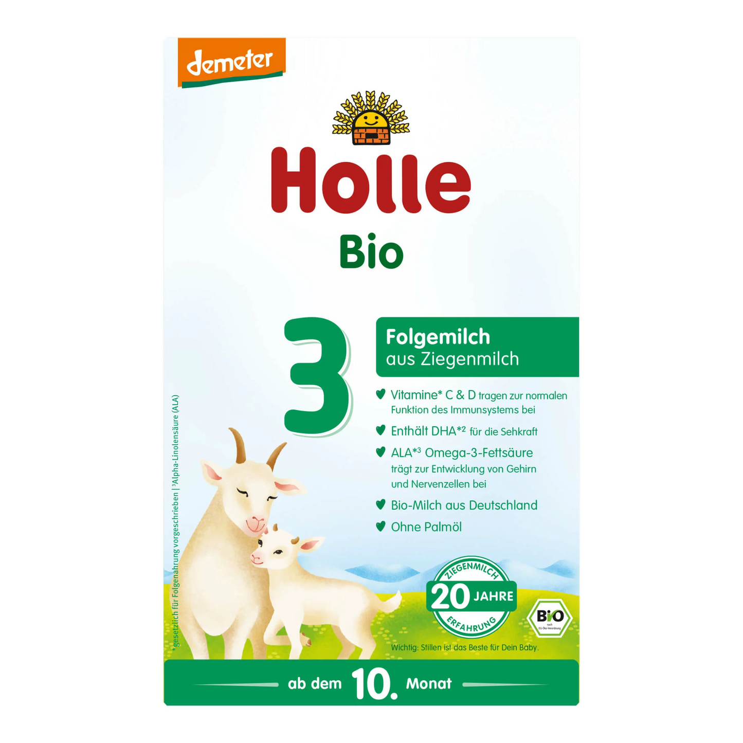 Holle Organic Goat Stage 3 Follow-On Formula, 400g