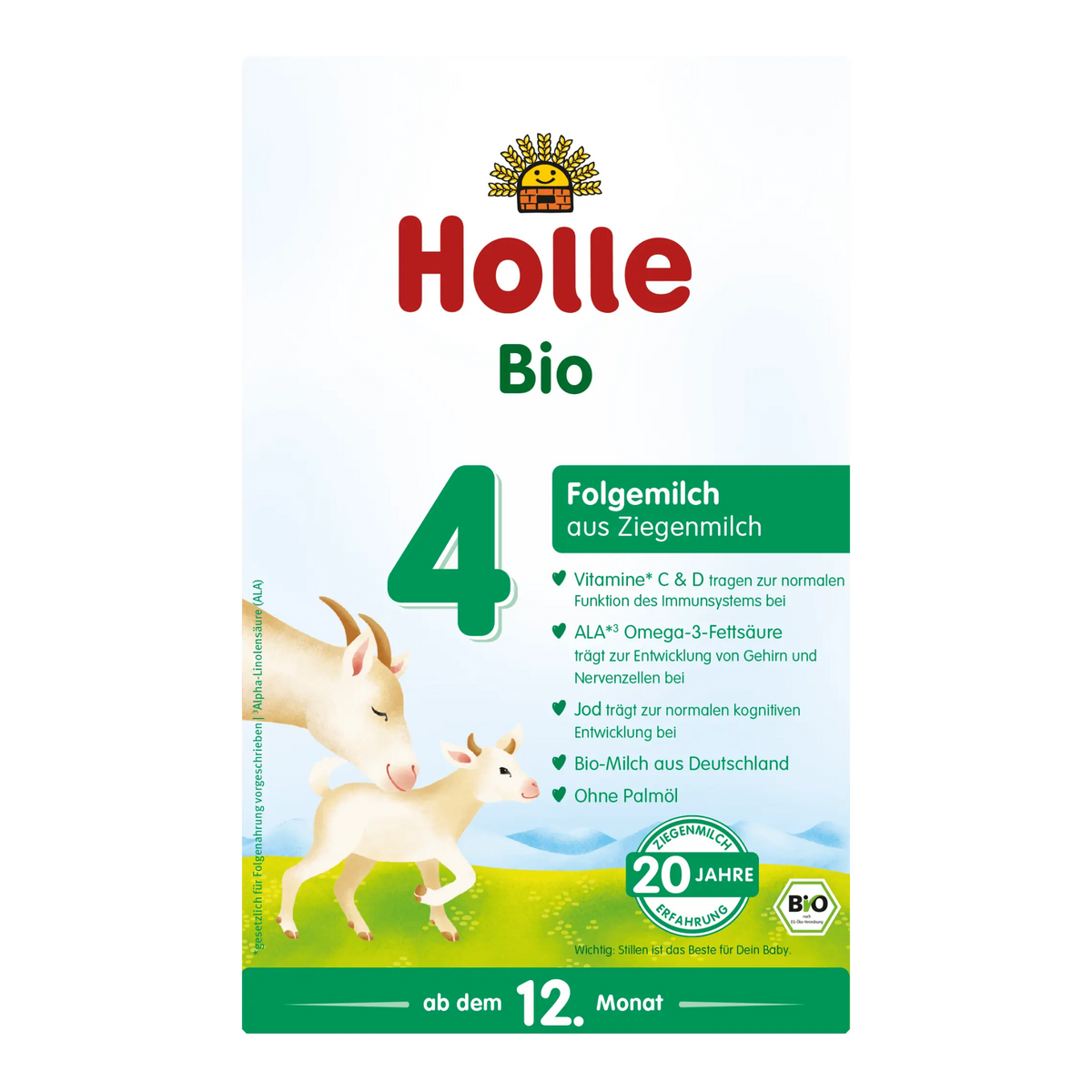Holle Organic Goat Stage 4 Toddler Formula, 400g
