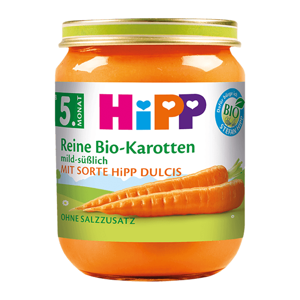 HiPP Organic Baby's First Carrot 125g jar