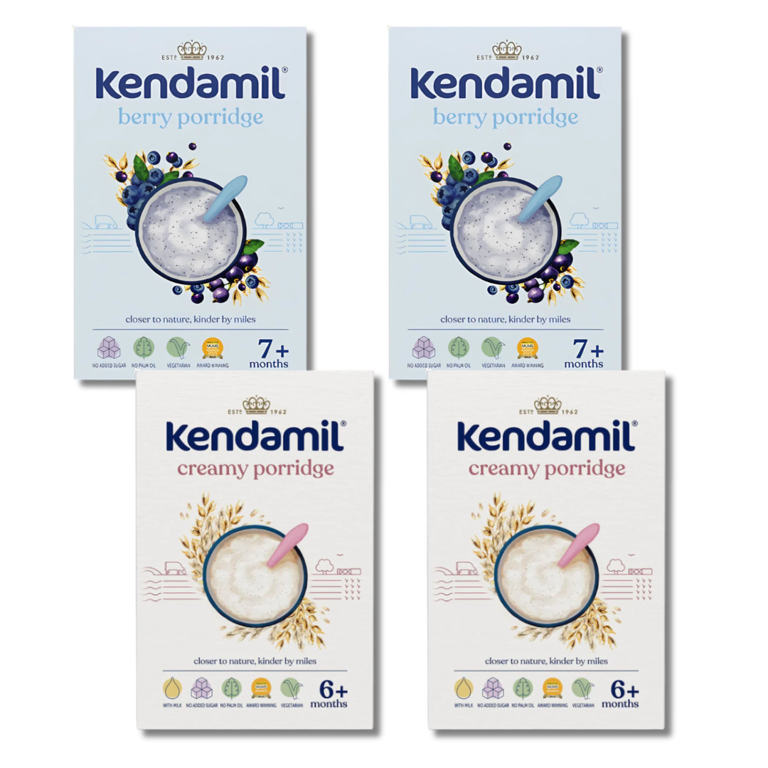 Kendamil Baby Porridge – Organic Variety (4 Pack)
