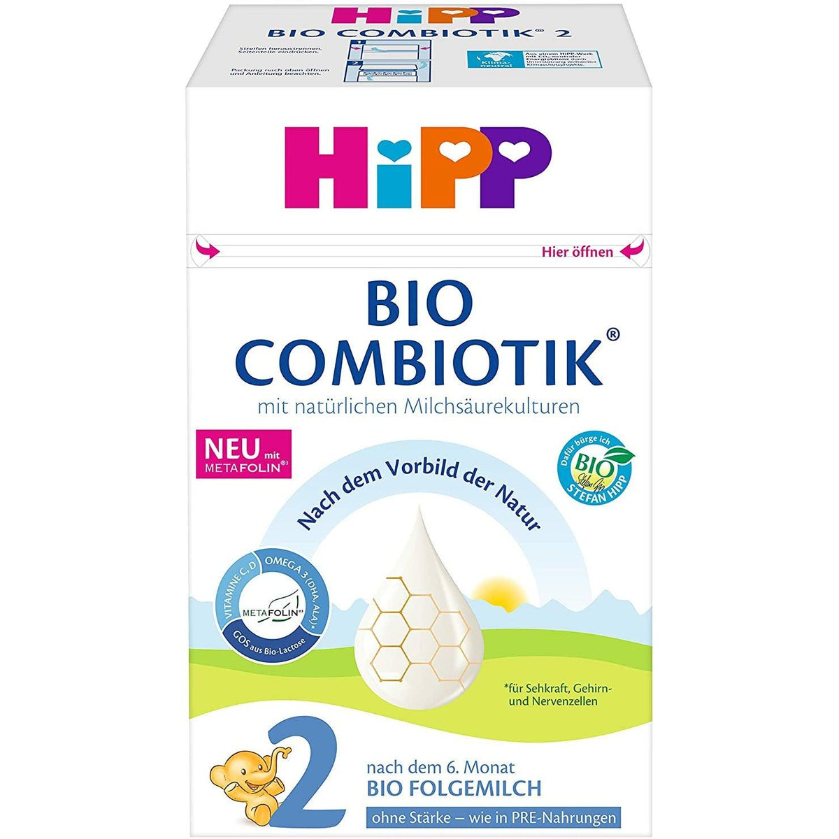 HiPP German Stage 2 Combiotik No Starch, 600g